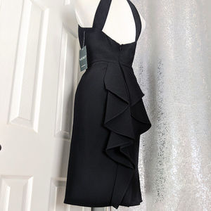 Lauren Ralph Lauren Black Midi Dress